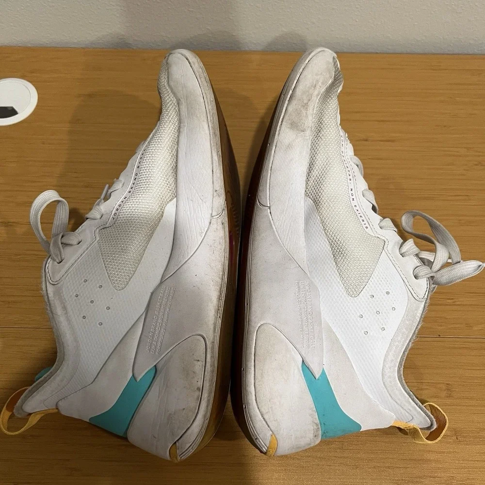 Jordan Luka 1 Imaginarium Miami Vice White Pink Green Basketball Shoes Size 9